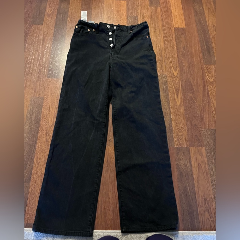 Levi Ribcage Straight Ankle Jeans